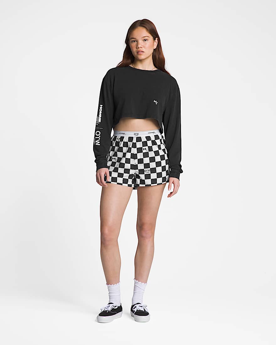 OTW Homme Girls Boxer Short White VANS Wei ALT2