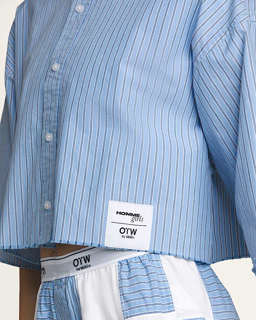 OTW Homme Girls Crop Shirt Azurine VANS Blau ALT4