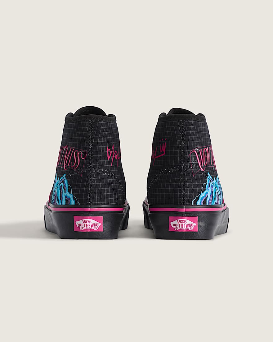 KPop Demon Hunters x Vans Grere Kinder Authentic Hi 20 Schuhe 814 Jahre VANS Schwarz ALT3