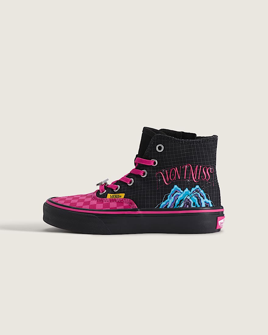 KPop Demon Hunters x Vans Kleine Kinder Authentic Hi 20 Zip Schuhe 48 Jahre VANS Schwarz HERO