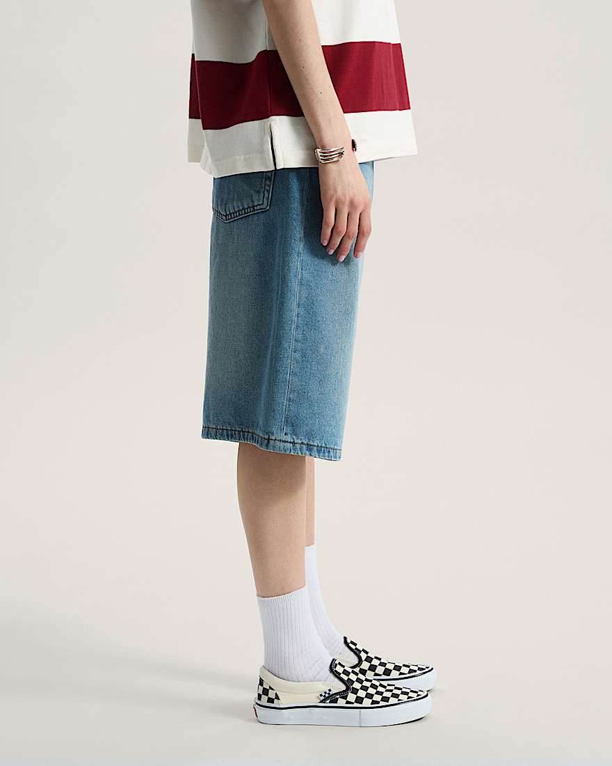 Cinched Check5 BaggyShorts VANS Blau ALT5