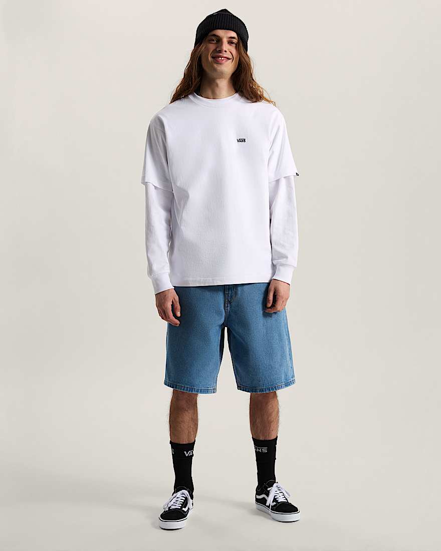Check5 BaggyDenimShorts VANS Blau ALT5