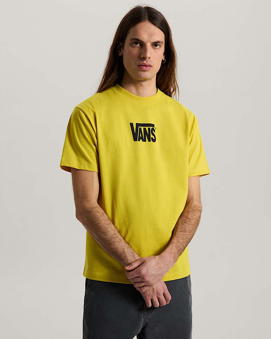 StretchTShirt mit Logo VANS Gelb ALT2