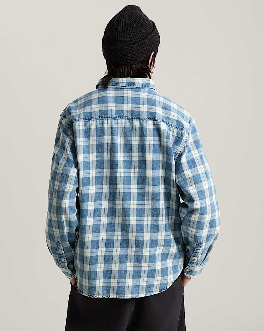 Lawson Solid Oxford Langarmhemd VANS Blau ALT3