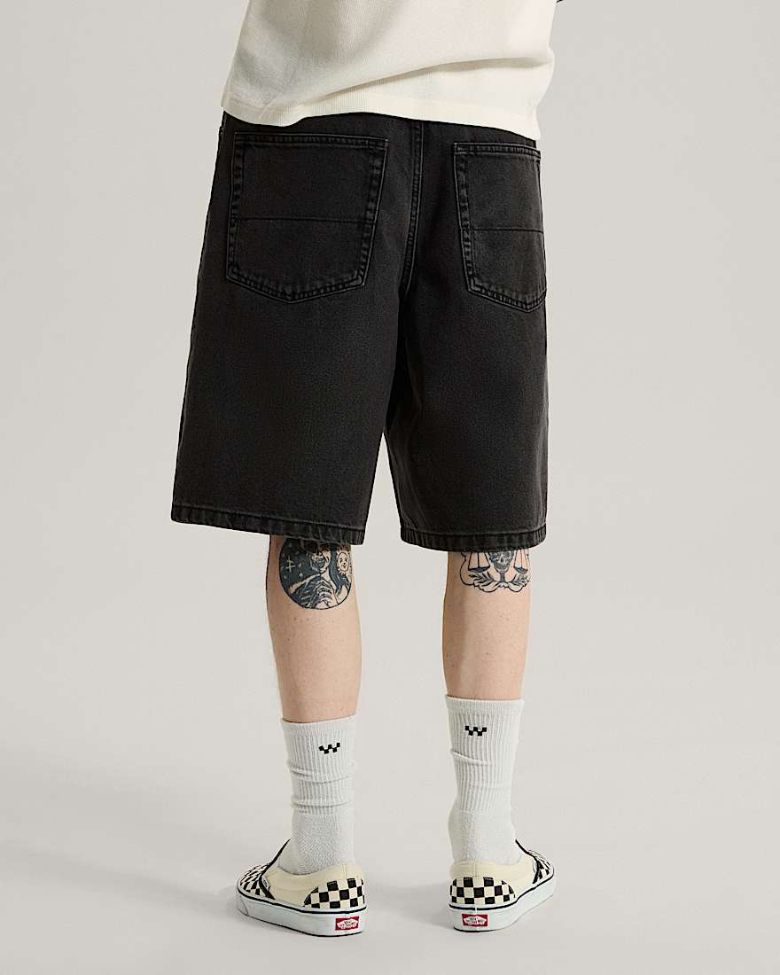 Check5 BaggyDenimShorts VANS Schwarz ALT3