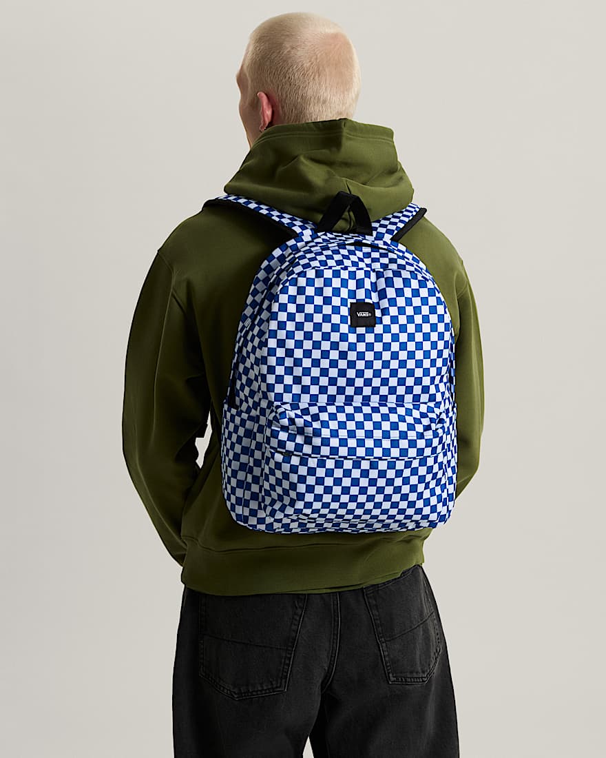 Old Skool Checkerboard Rucksack VANS Blau ALT7