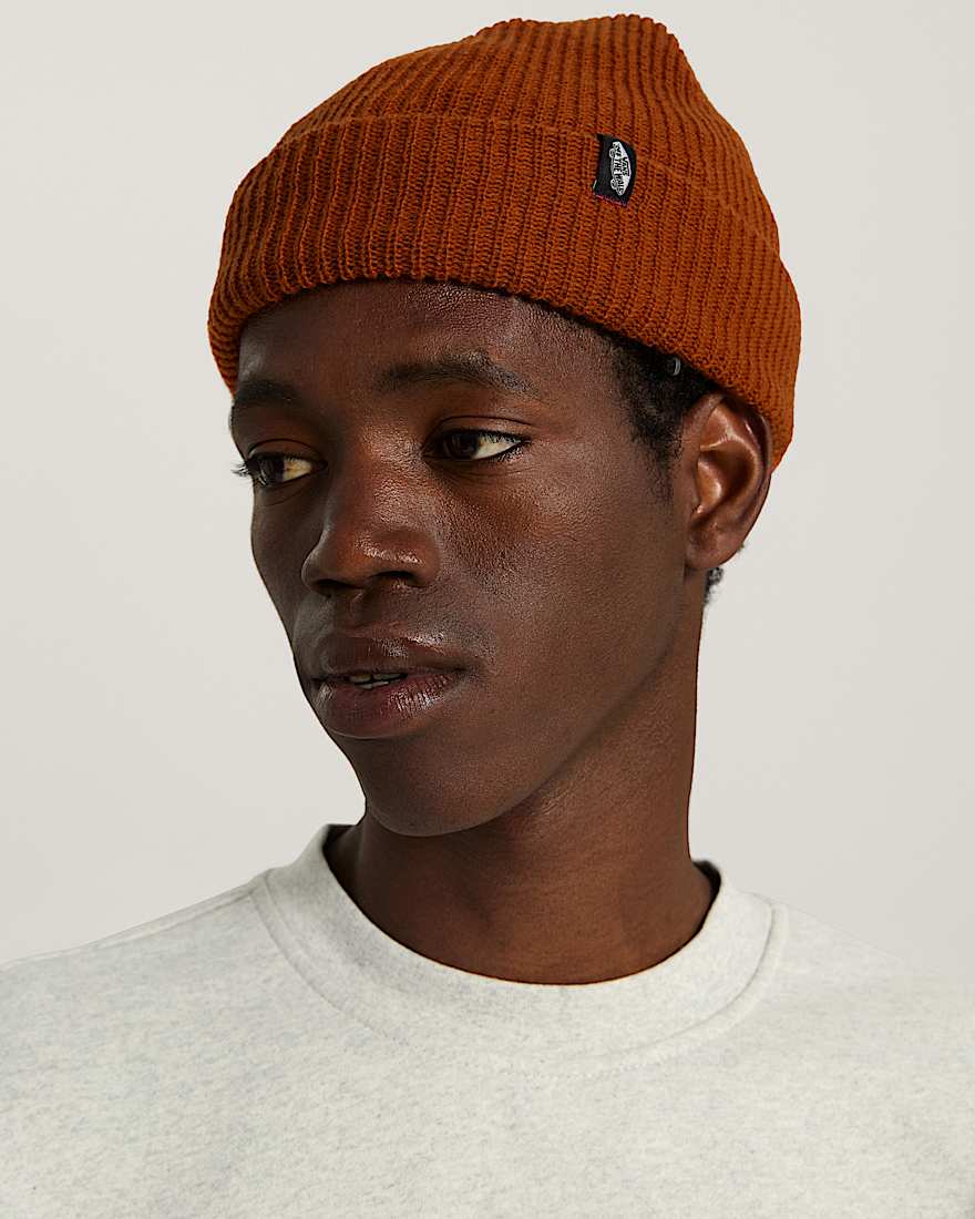 Original Shallow Cuff Beanie VANS OrangeBraun ALT3