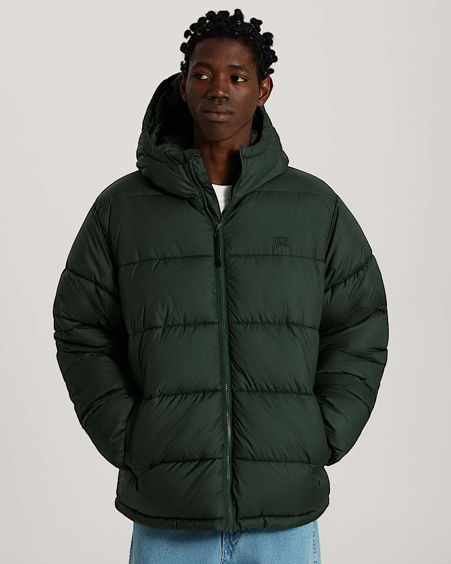 Hillgate Hooded Puffer Jacke VANS Grn ALT2