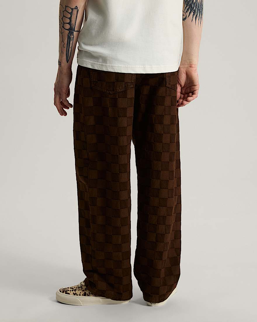Check5 Baggy Denim Hose VANS Braun ALT3