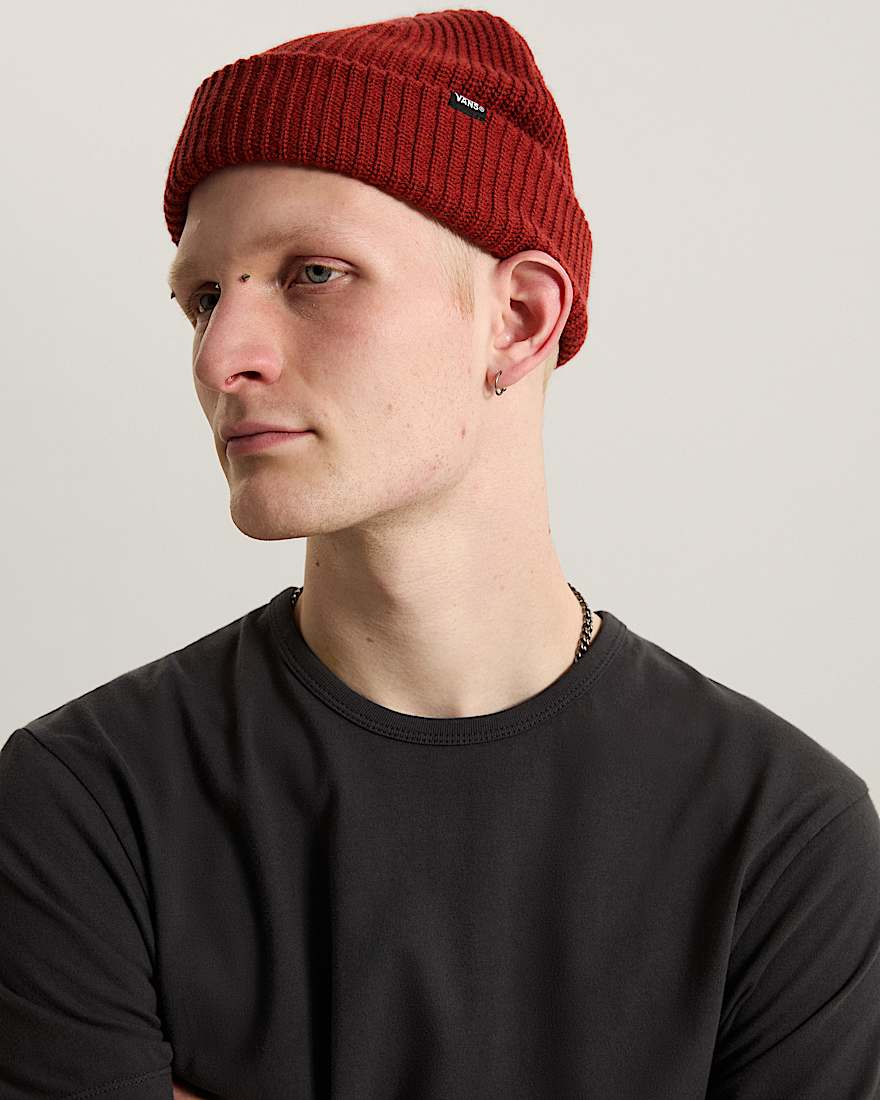 Core Basic Beanie mit Umschlag VANS Rot ALT3