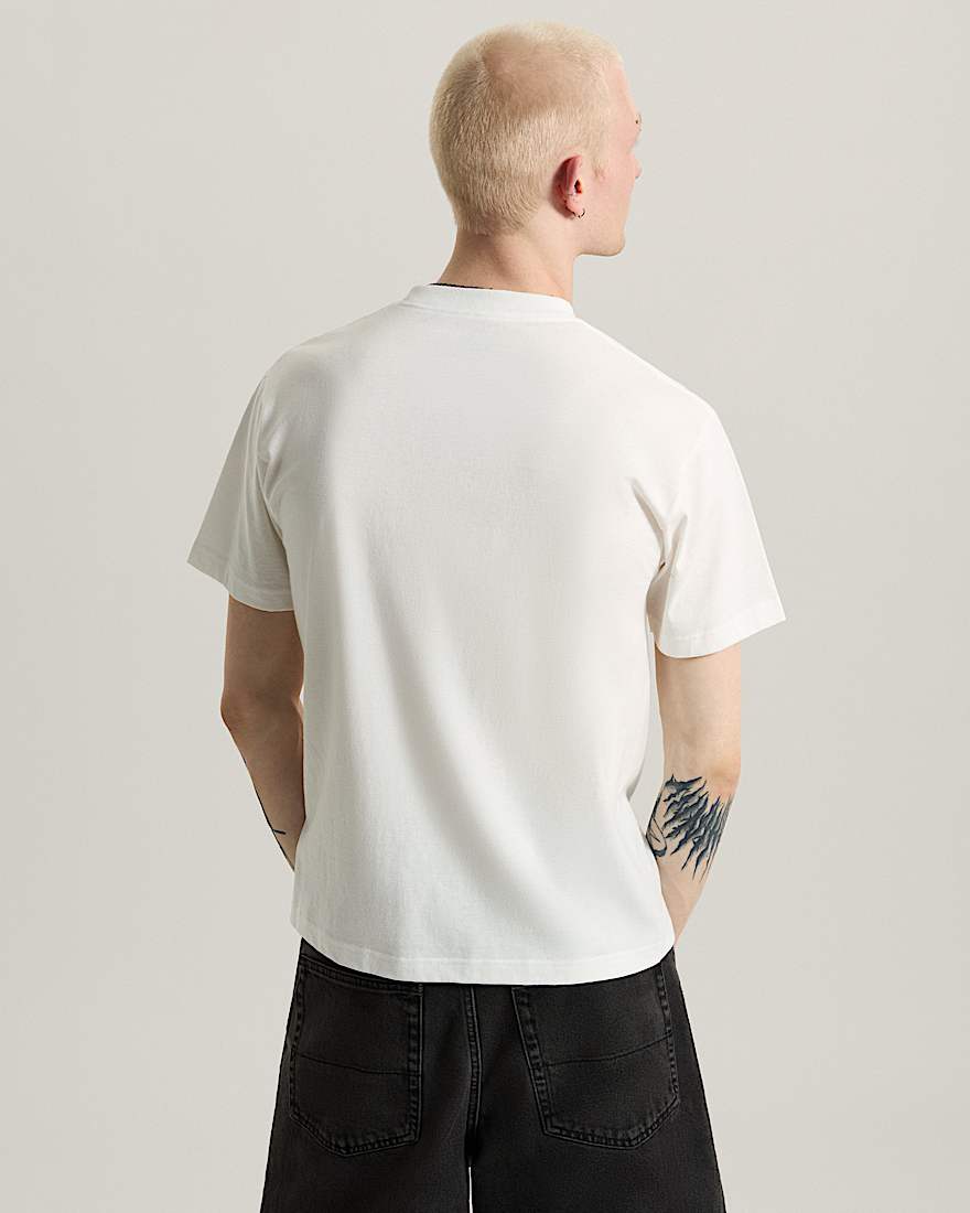 StretchTShirt mit Logo VANS Wei ALT3