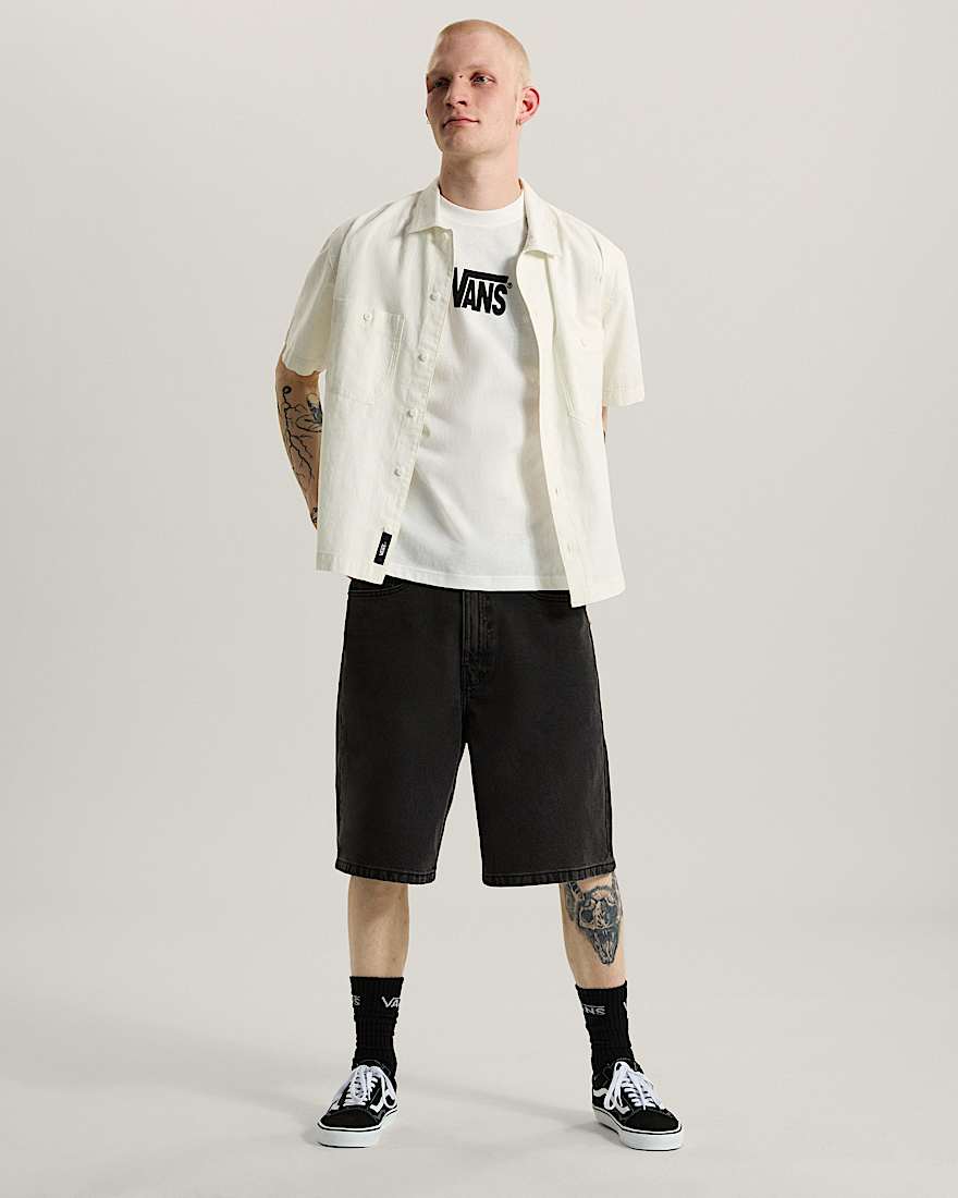 StretchTShirt mit Logo VANS Wei ALT4