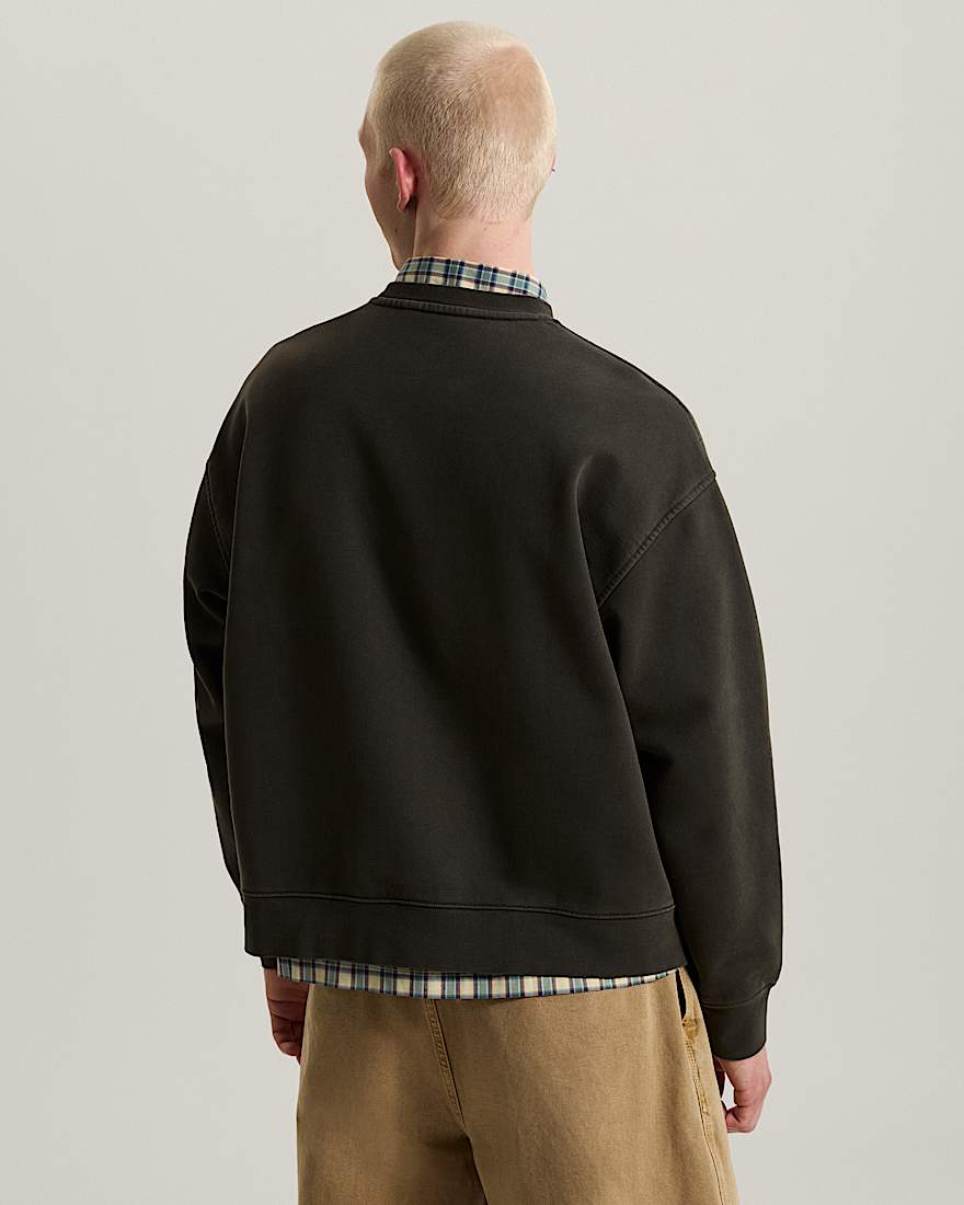 Premium Sweatshirts mit Rundhalsausschnitt VANS Schwarz ALT3