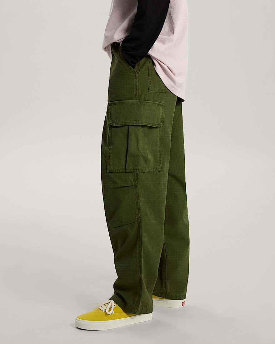 Para Baggy Cargo Pant Green Balsam VANS Grn ALT4