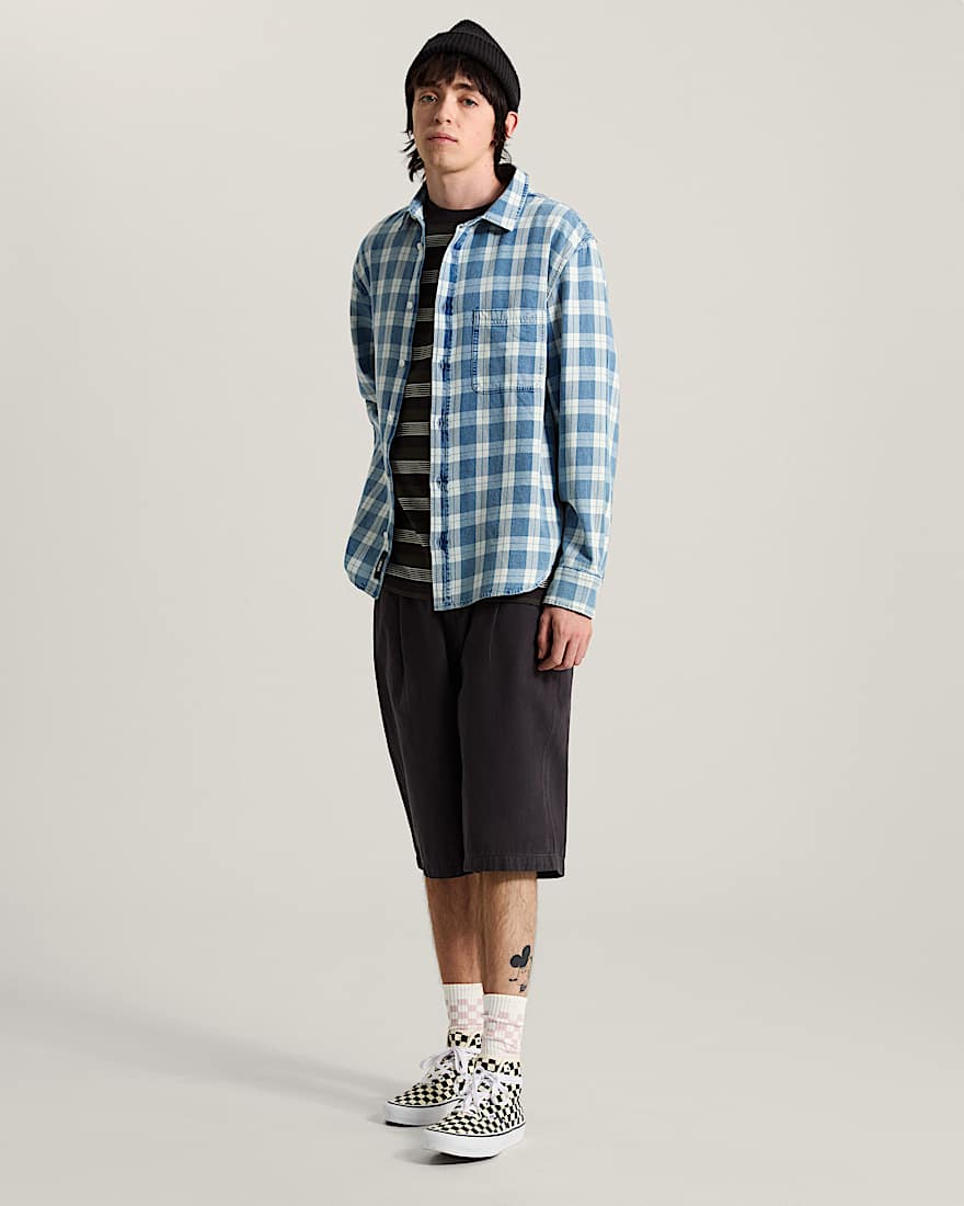 Lawson Solid Oxford Langarmhemd VANS Blau ALT5