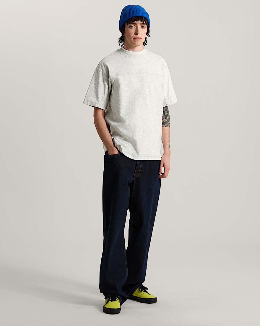 Contrast Stitch Loose Fit SS Tee ASH HEATHER VANS Grau ALT4