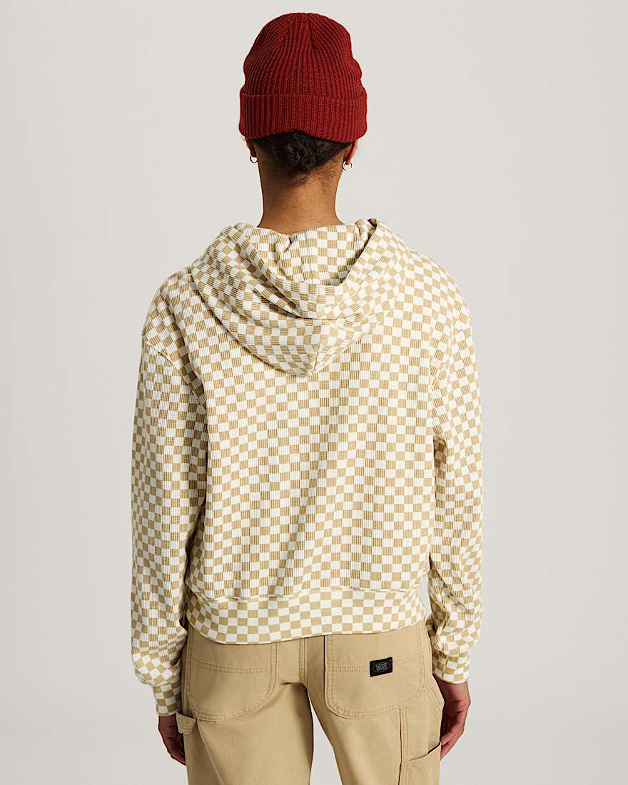 Pierce Shrunken Hoodie mit Reiverschluss VANS Wei ALT3