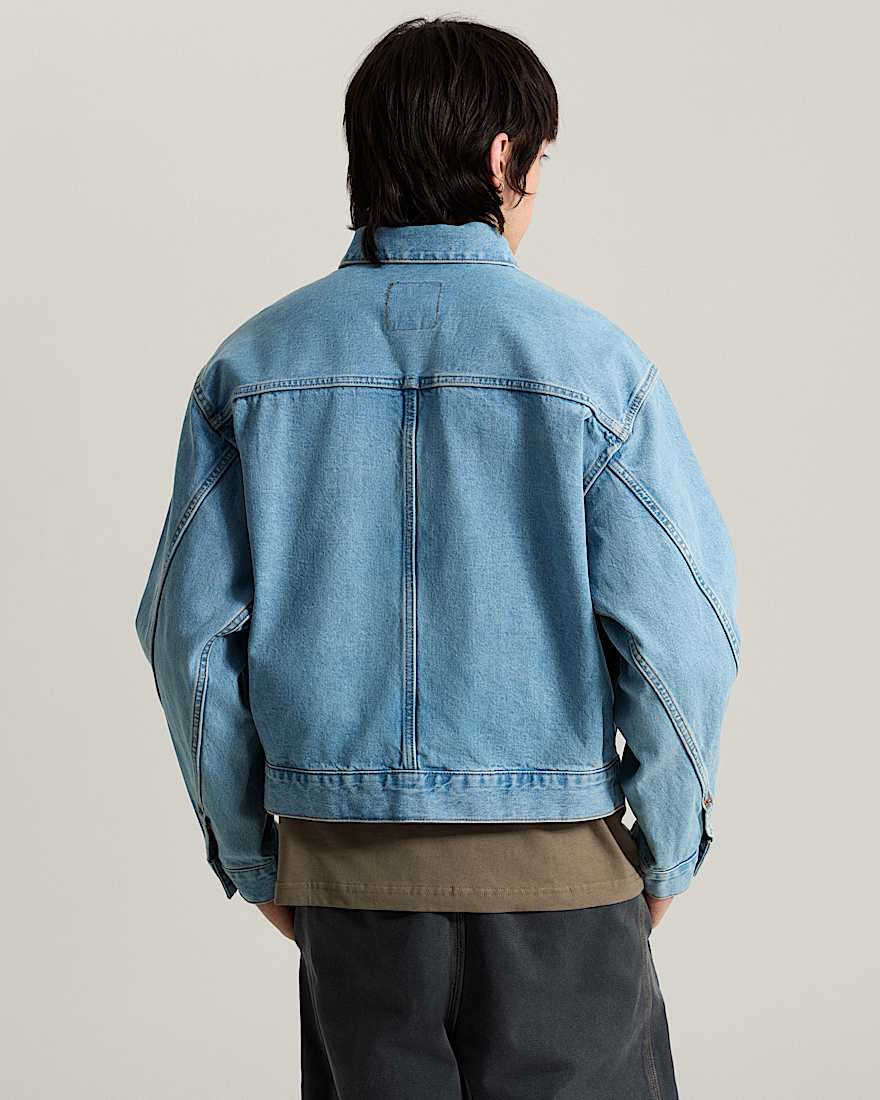 Check5 Denim Truckerjacke VANS Blau ALT3