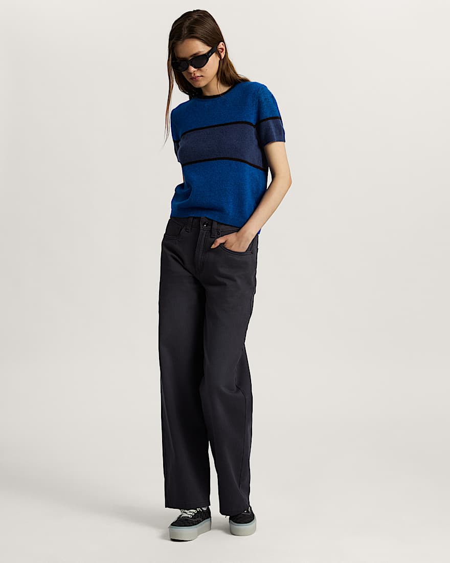 Blocked SS Sweater classic blue VANS Blau ALT4