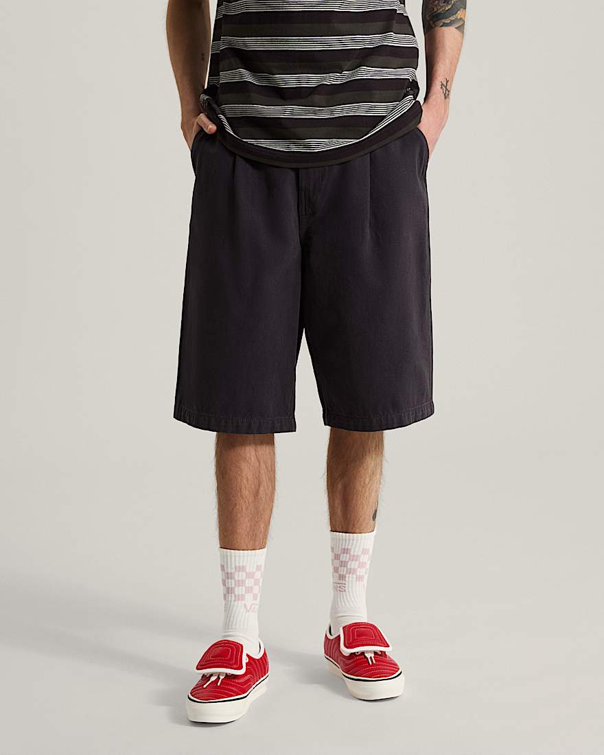 Authentic Chino BaggyShorts VANS Schwarz ALT2