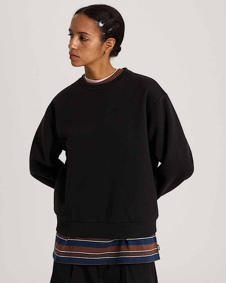 Salton RundhalsSweatshirt VANS Schwarz ALT2