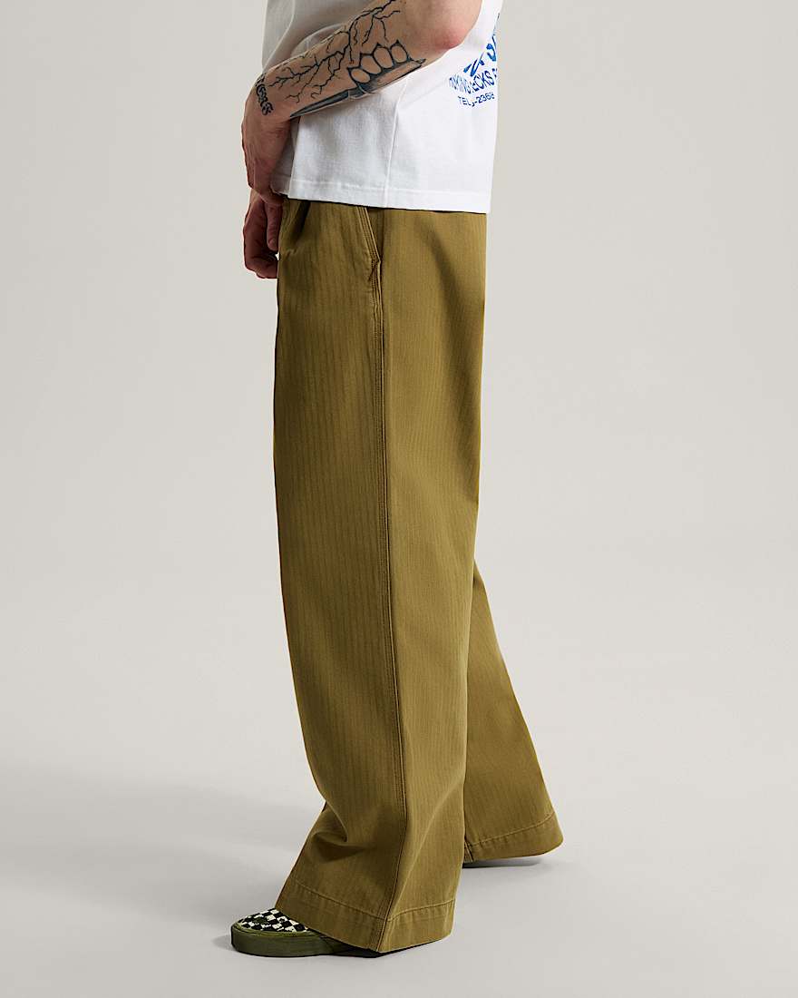 Authentic Chino Loose Hose VANS Beige ALT4