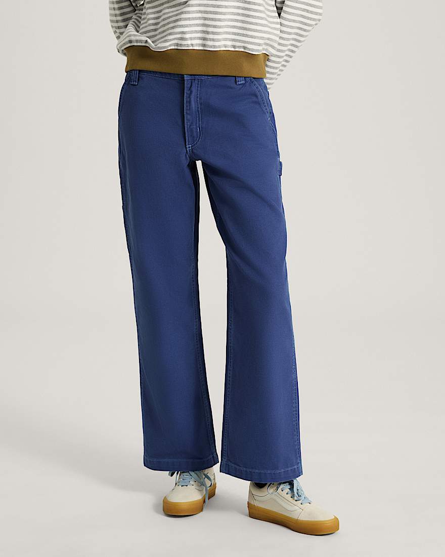 Chore Mid Rise Straight Hose VANS Blau ALT2