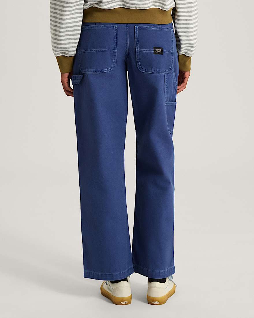 Chore Mid Rise Straight Hose VANS Blau ALT3