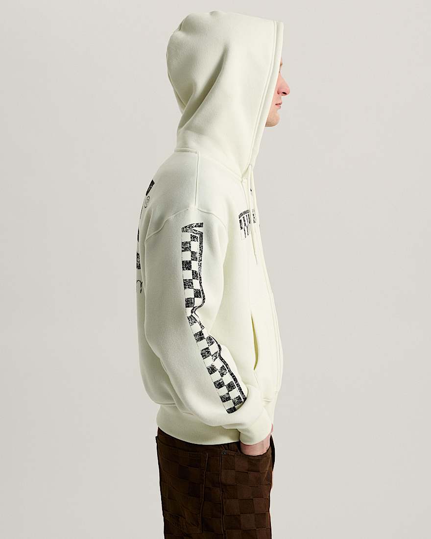 Vans Racing Full Hoodie mit Reiverschluss VANS Wei ALT4