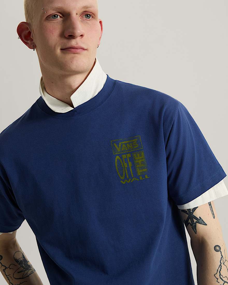 Cut and Paste SS Tee True Navy VANS Blau ALT5