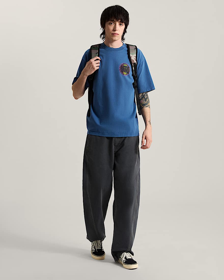 Blotched Circle TShirt VANS Blau ALT4