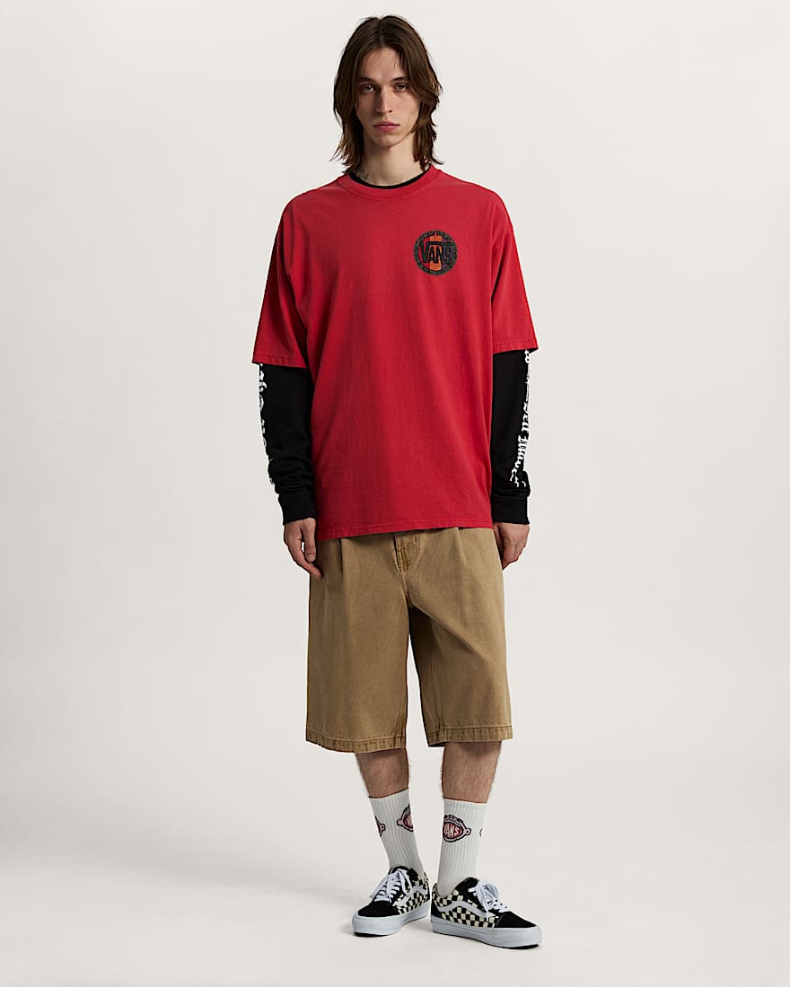 Blotched Circle SS Tee RACING RED VANS Rot ALT4
