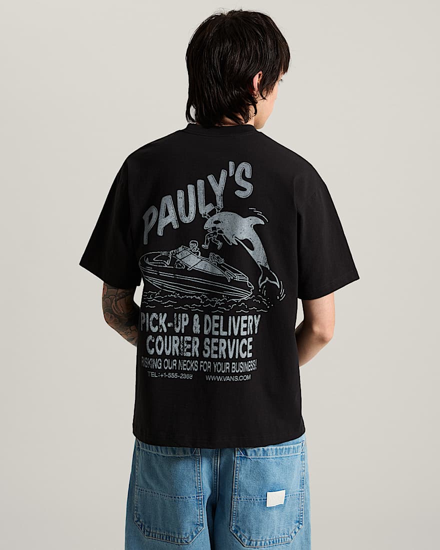 Paulys Delivery TShirt VANS Schwarz ALT3