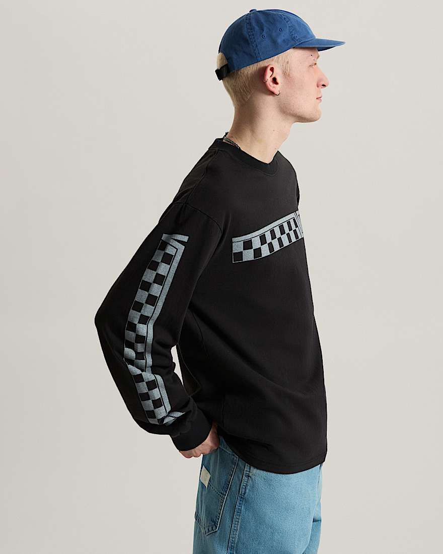 Vans Racing Long Sleeve Sweatshirt VANS Schwarz ALT4