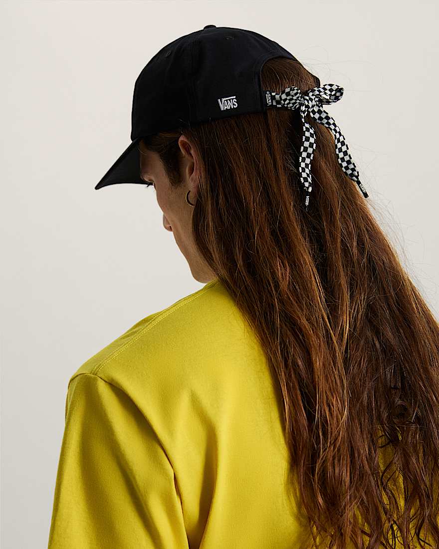 Bow Back Curved Bill Jockey Cap VANS Schwarz ALT3