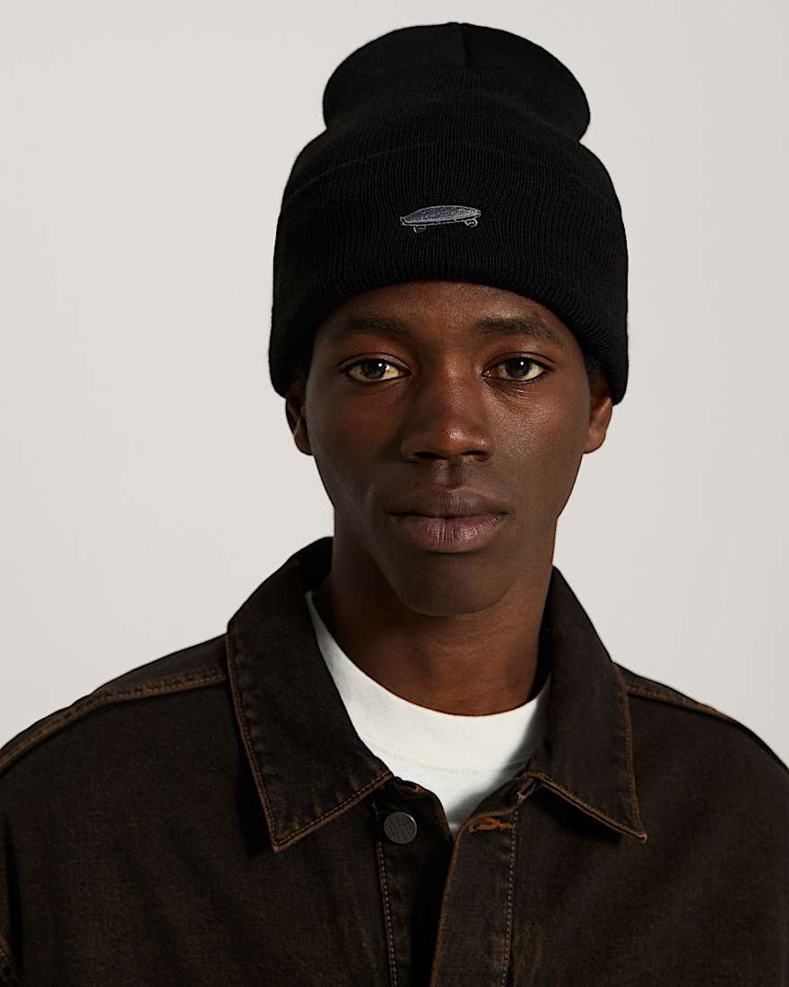 Salton Tall Cuff Beanie Black VANS Schwarz ALT3
