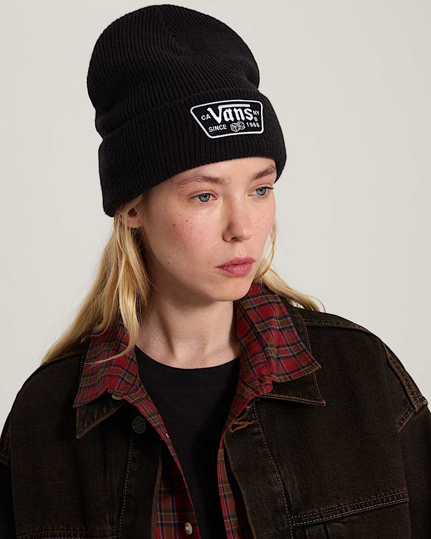 Knu Patch Beanie Black VANS Schwarz ALT3