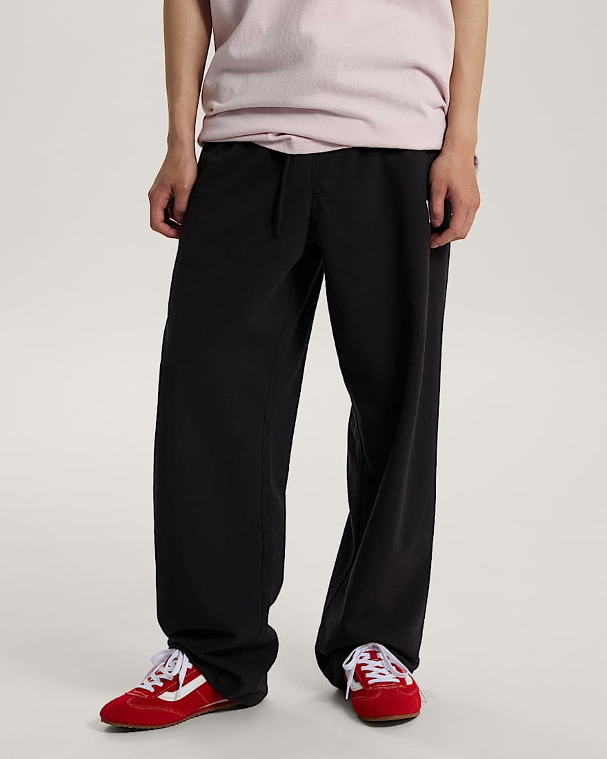 Stretch Logo Straight Leg Fleecehose VANS Schwarz ALT2