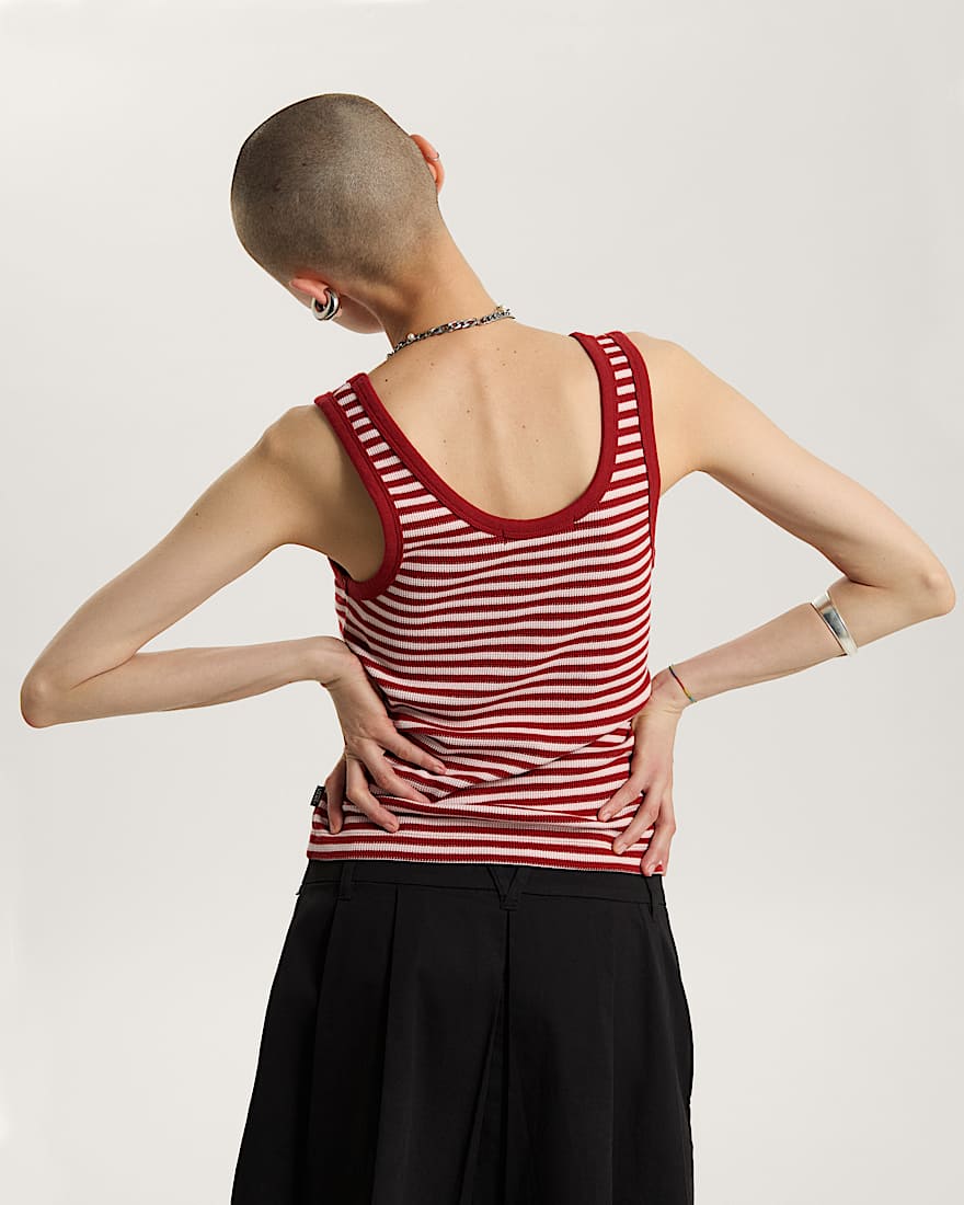 Lilly Stripe Tanktop VANS Rot ALT3