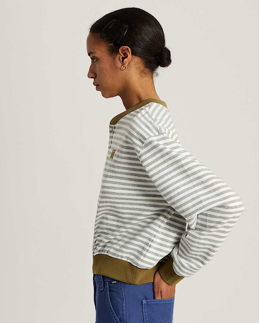 Molly Long Sleeve Henley VANS Grau ALT4