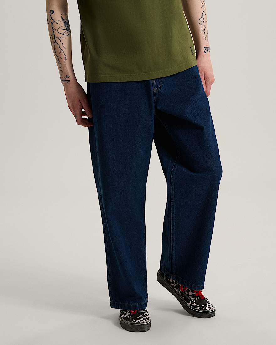 Drill Chore Baggy Carpenter Pant Dark Rinse VANS Blau ALT2