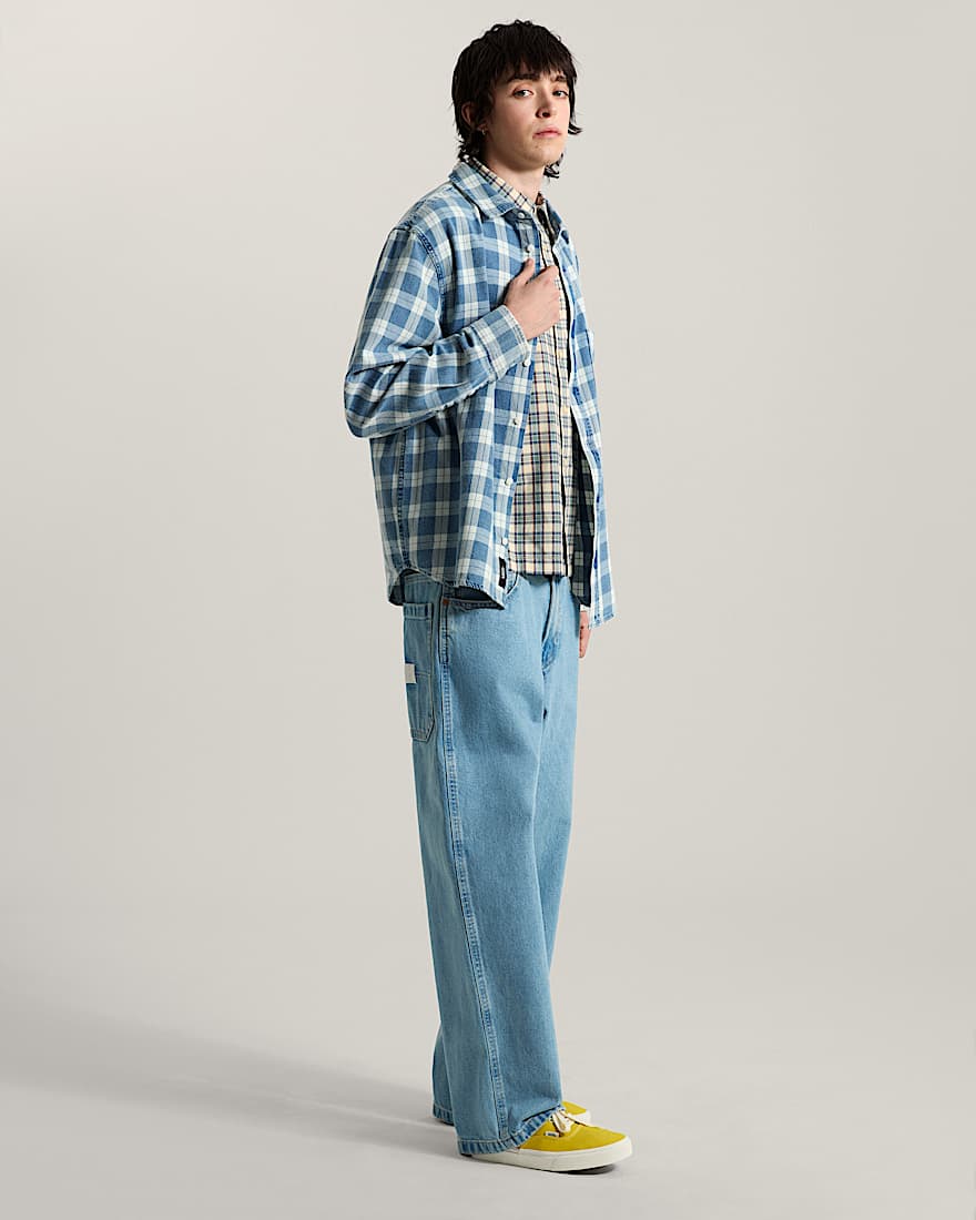 Drill Chore Baggy Carpenter Pant LIGHT STONEWASH VANS Blau ALT5