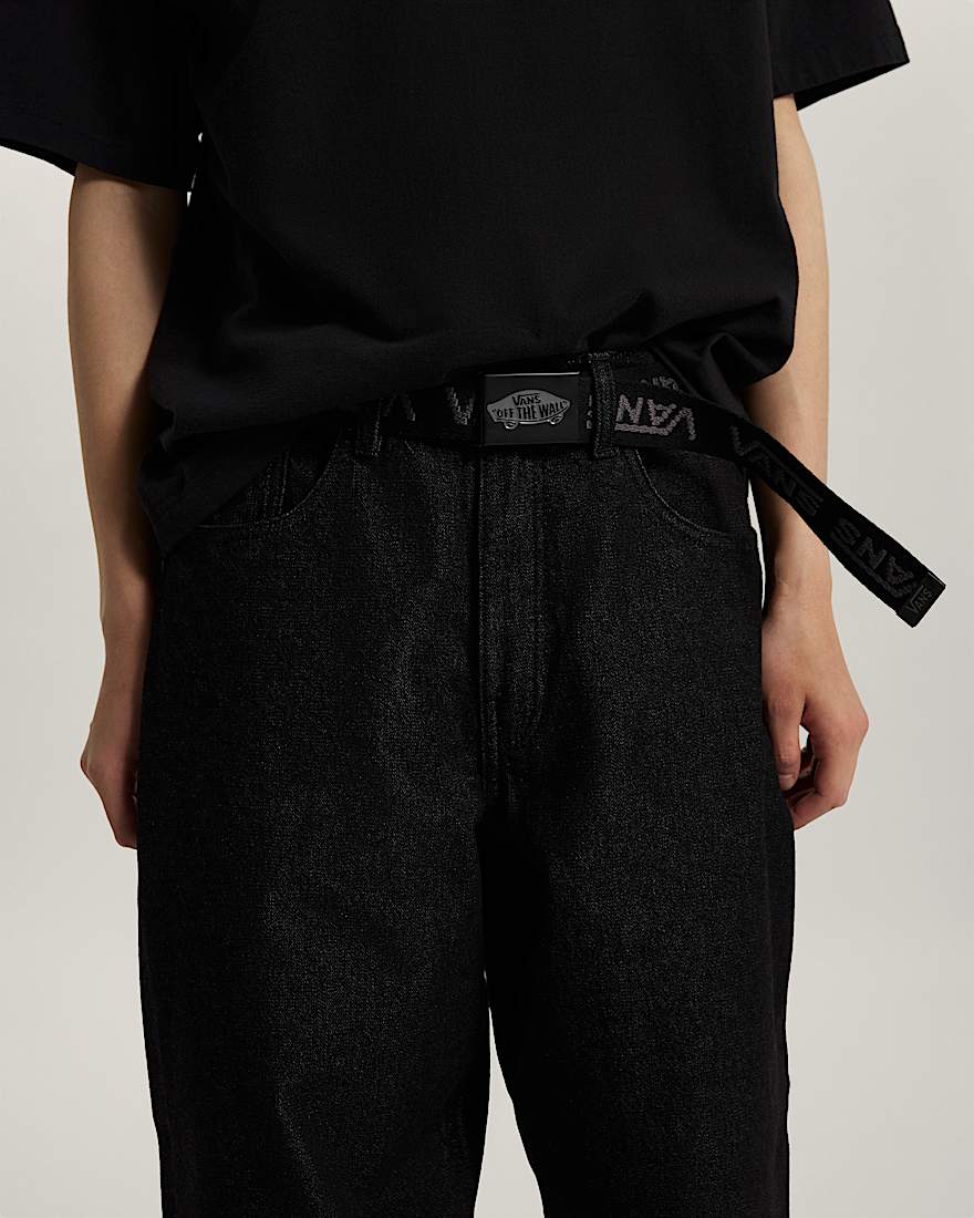 Drop V Web Belt Black VANS Schwarz ALT3