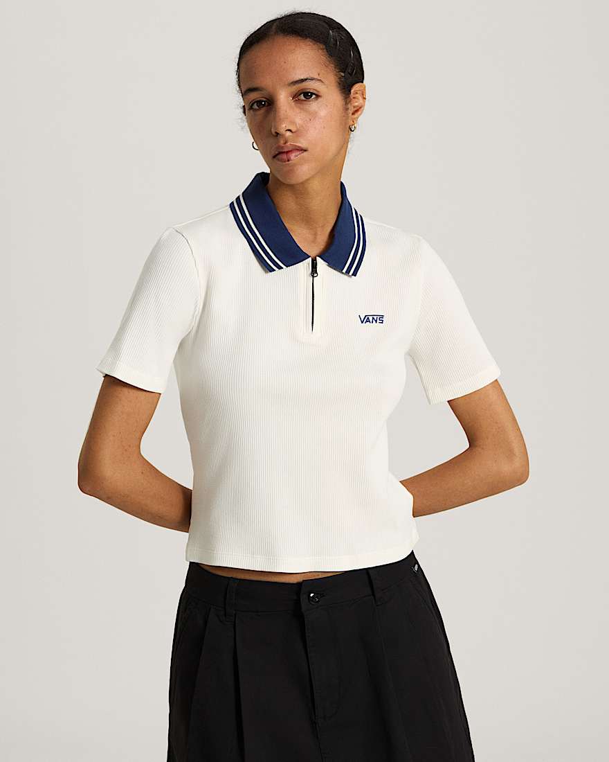 Priscilla Poloshirt VANS Wei ALT2