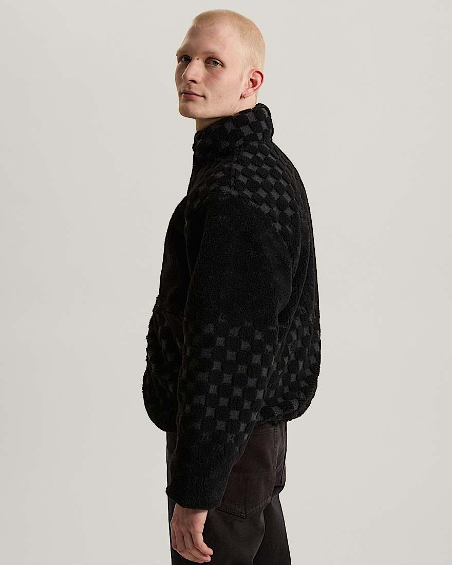 Nights High Pile Jacket Black VANS Schwarz ALT4