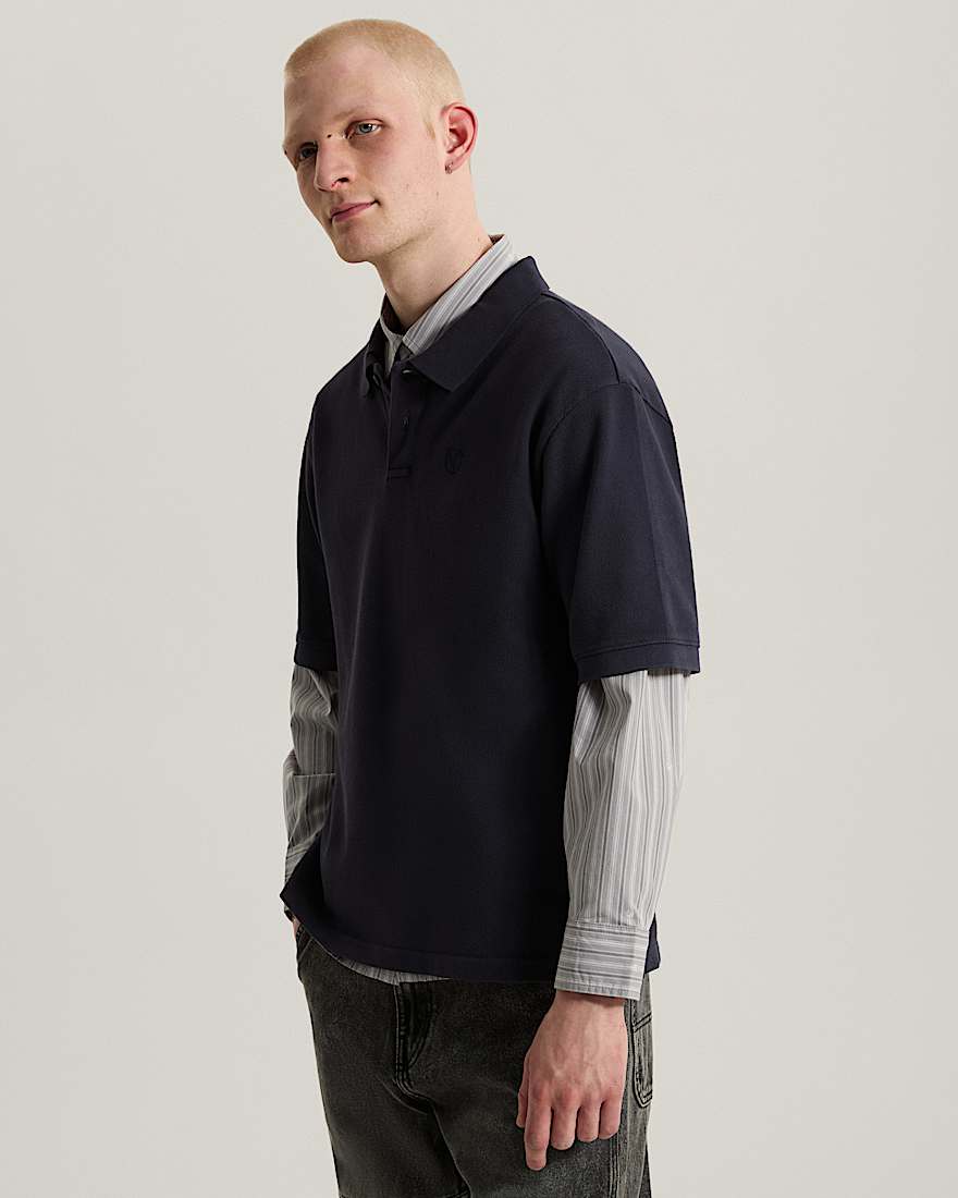 Vans X Rowan Z Washed Polo PARISIAN NIGHT VANS Blau ALT2