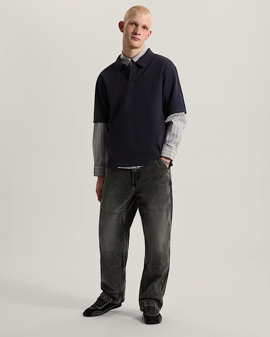Vans X Rowan Z Washed Polo PARISIAN NIGHT VANS Blau ALT4