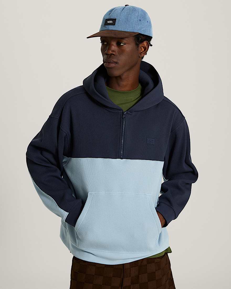 Vans X Rowan Quarter Hoodie mit Reiverschluss VANS Blau ALT2