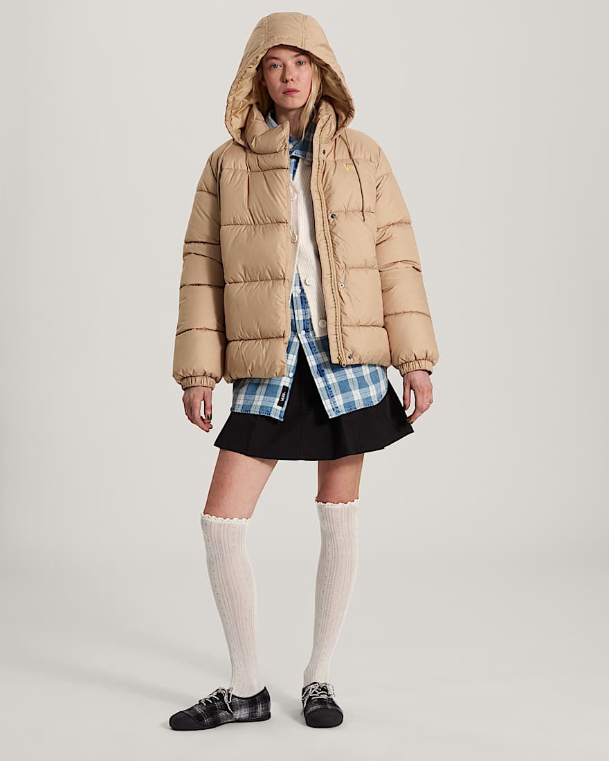 Hillgate Regular Length Puffer Incense VANS Beige ALT5