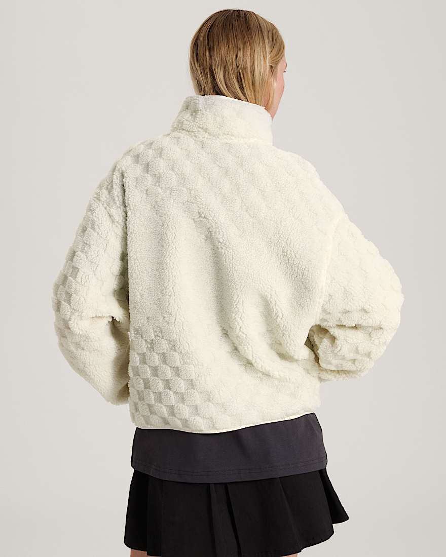 Queens High Pile Jacket marshmallow VANS Wei ALT3
